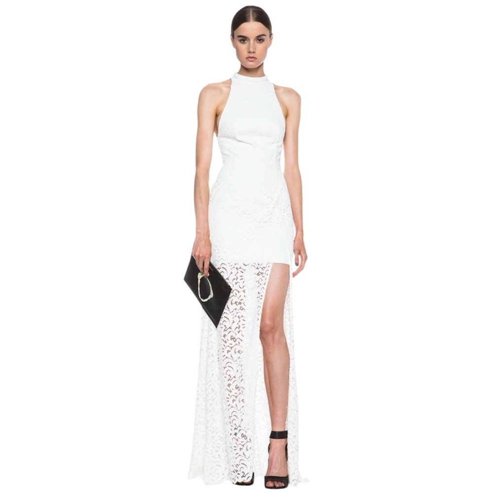 Nicholas Guipure Lace Ivory Gown Size 2